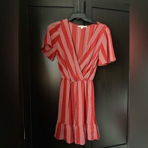 Francesca’s Striped Red Dress
